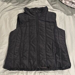 Black Quilted Vest
